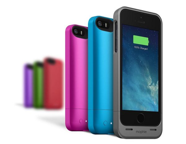 Чехол-аккумулятор Mophie Juice Pack Helium 1500 мAч Apple Iphone 5/5S черный металлик