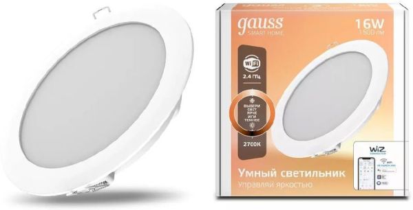 Умный светильник Gauss Smart Home 2020122 белый